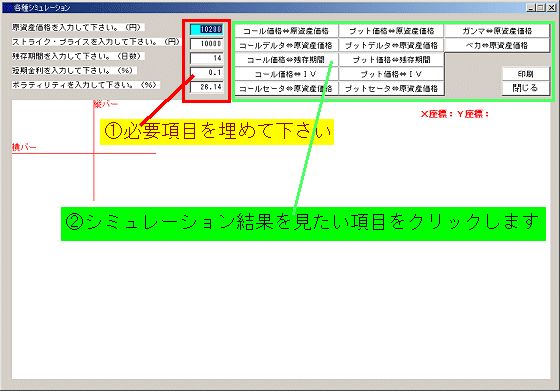 225オプション 各種シミュレーション 5