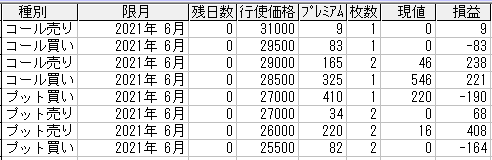 225オプション参考メール 2021年6月限